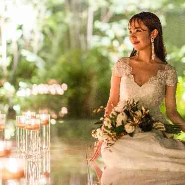 St.Filer OKAZAKI(サンフィレール岡崎) あたたかいキャンドルの光のなかで誓い合う挙式も素敵