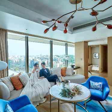 ウェスティンホテル横浜 客室もスタイリッシュデザインで非現実空間を感じられる