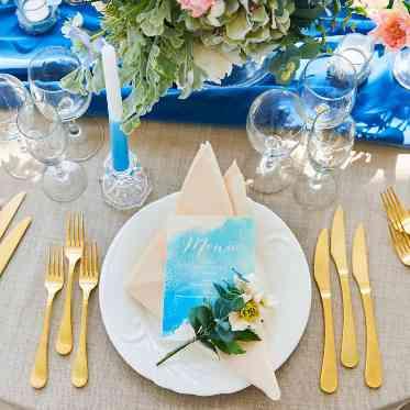 リゾート感溢れるコーディネート