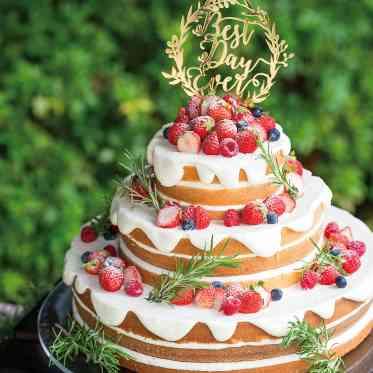 北山迎賓館/テイクアンドギヴ・ニーズウェディング ウェディングケーキはオリジナルのアレンジも可能