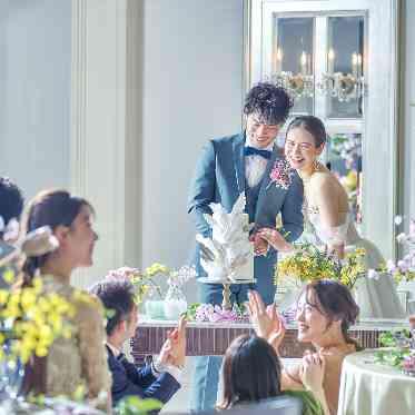 ベイサイド迎賓館(神戸)/テイクアンドギヴ・ニーズウェディング ケーキ入刀もゲストに見守れながら♪