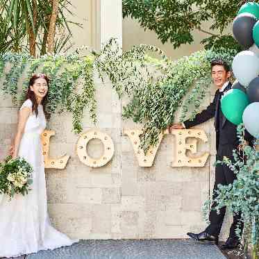 アーヴェリール迎賓館(姫路)/テイクアンドギヴ・ニーズウェディング フォトブースを設置して自由に写真撮影