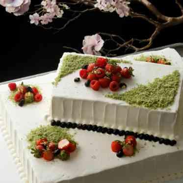 アーヴェリール迎賓館(姫路)/テイクアンドギヴ・ニーズウェディング ウエディングケーキはオリジナルアレンジが可能