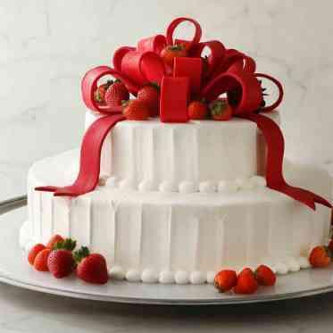 アーヴェリール迎賓館(姫路)/テイクアンドギヴ・ニーズウェディング ウエディングケーキはオリジナルアレンジが可能