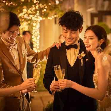 アクアテラス迎賓館(大津)/テイクアンドギヴ・ニーズウェディング よりラグジュアリーに過ごせるナイトウェディング