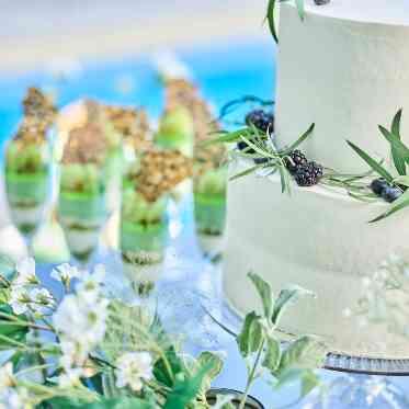 アクアテラス迎賓館(大津)/テイクアンドギヴ・ニーズウェディング ールサイドでデザートビュッフェを