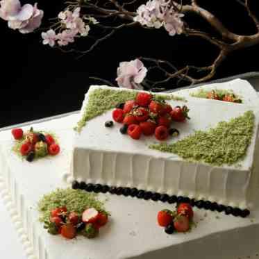 アクアテラス迎賓館(大津)/テイクアンドギヴ・ニーズウェディング ウエディングケーキはオリジナルアレンジが可能