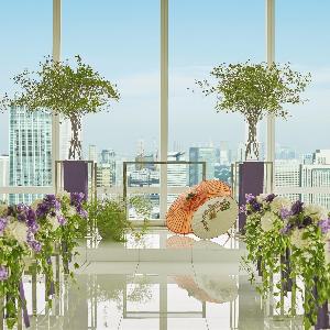 ラグナヴェール プレミア シンプルなチャペルには、キリスト式だけでなく、人前式や和装人前式も良く似合う