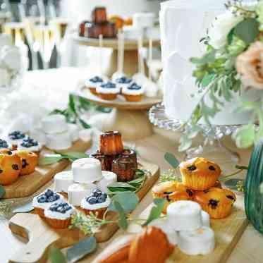 ラグナヴェール大阪(LAGUNAVEIL OSAKA) 見た目にもかわいい、スイーツはすべてパティシエの手作り