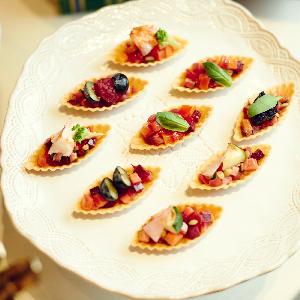 手軽に食べられるフィンガーフードでウェルカムパーティを