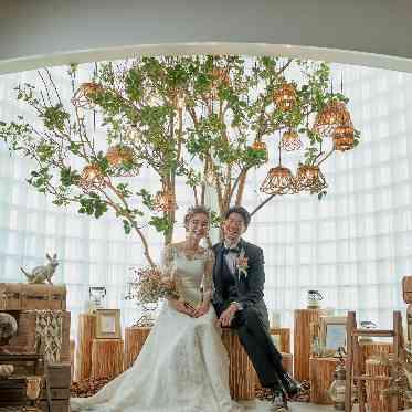 ル・リアン大阪(ベルクラシック空港) シンボルツリーがお二人の幸せをお祈りします