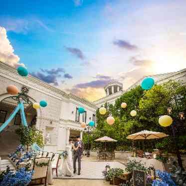 アイネスヴィラノッツェ大阪●クラウディアホールディングス 夕暮れ時からスタートするロマンチックな雰囲気のパーティも人気