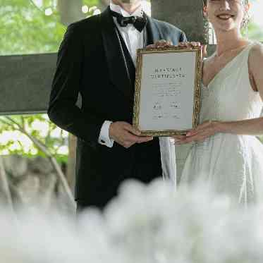 ザ・ヒルサイド 神戸 樹齢120年の欅の木に見守られる誓いの儀式