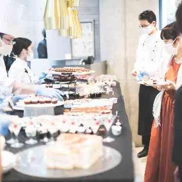 デザートビュッフェも人気