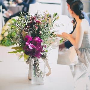 花嫁様らしさを引き出すオリジナルデザインのウエディングブーケ