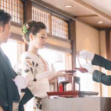 FUNATSURU KYOTO KAMOGAWA RESORT(鮒鶴京都鴨川リゾート) 三々九度