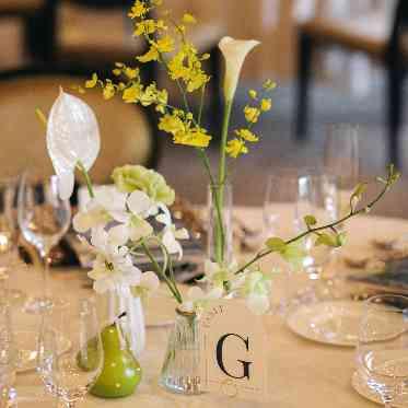 FUNATSURU KYOTO KAMOGAWA RESORT(鮒鶴京都鴨川リゾート) おふたりのご希望に合わせてオリジナルコーディネートが叶う