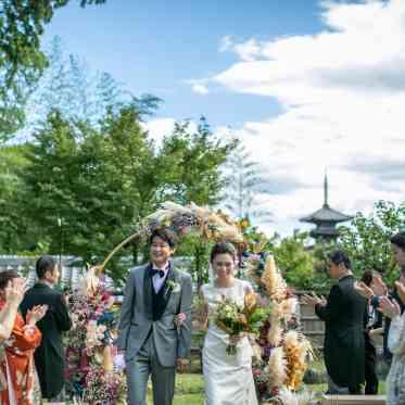 THE SODOH HIGASHIYAMA KYOTO(ザ ソウドウ 東山京都)  ドレスでの庭園挙式