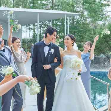 グランドプリンスホテル大阪ベイ 青空の下アフターセレモニー