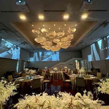 グランドプリンスホテル大阪ベイ 360度スクリーンとなる四面スクリーン演出