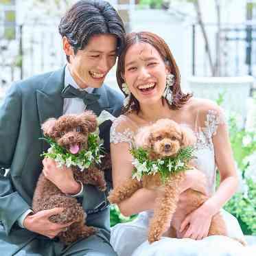 グランドプリンスホテル大阪ベイ ホテルには珍しいワンちゃんウェディング