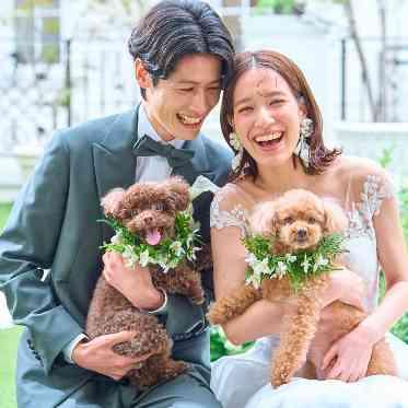 グランドプリンスホテル大阪ベイ 大好きな愛犬とガーデンでフォトタイム