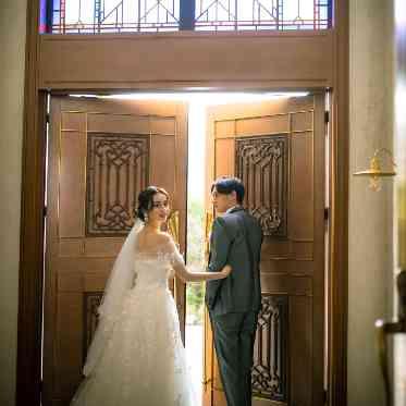 ベルクラシック大阪 チャペルでの前撮りも人気