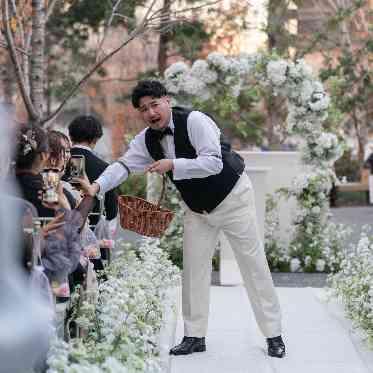 ザ ジャクソン ガーデン(THE JACKSON GARDEN) 挙式前にゲストにGIFTを直接プレゼント