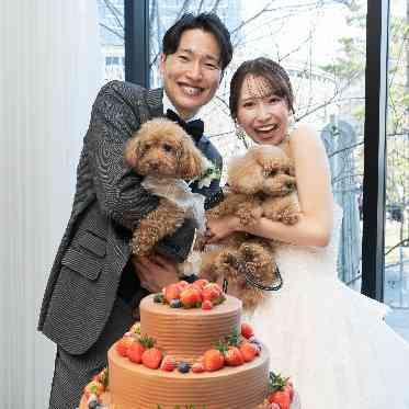 ザ ジャクソン ガーデン(THE JACKSON GARDEN) 愛犬も参加のケーキ入刀