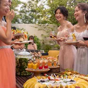 musee yotsuike(ミュゼ四ツ池) ガーデンでお互いの友人にお互いをご紹介♩距離が近いからこその過ごし方♩