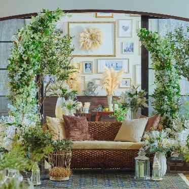 CELESTE（セレスト） 緑と花々に包まれた、心安らぐウエディングソファ