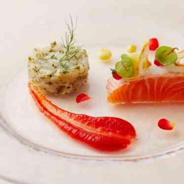 自家製サーモンマリネ