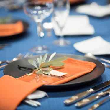 St. ヴァレンタイン福山/FIVESTAR WEDDING 披露宴会場の雰囲気はテーブルコーディネートでアレンジして。