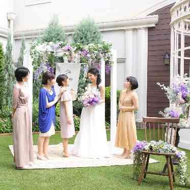 ゲストとガーデンでフォトタイム。