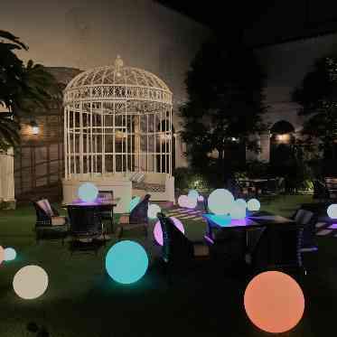 LEDボールはイルミネーショングッズで人気。