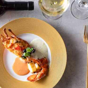 St. ヴァレンタイン福山/FIVESTAR WEDDING フレンチーコースの人気オマール料理。