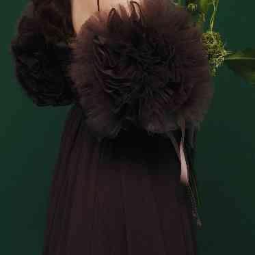 St. ヴァレンタイン福山/FIVESTAR WEDDING パフフスリーブが個性的。