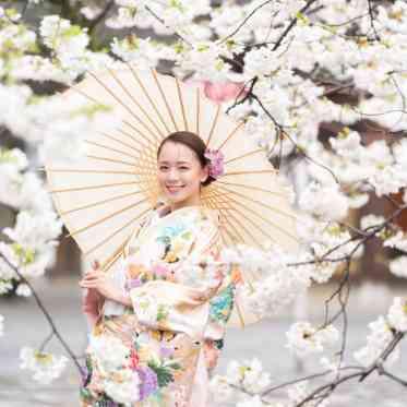 三嶋大社には２０種類２００本の桜があり、３月下旬～４月上旬に見ごろを迎える