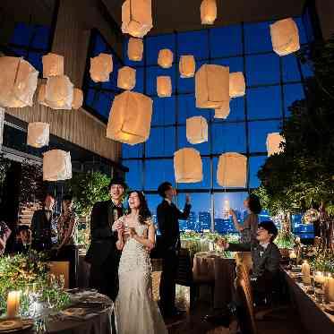 ロマンチックなナイトランタン