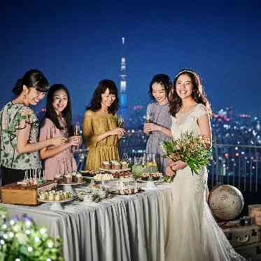 夜景の中で特別な時間を