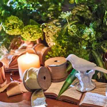 思いを結ぶ、花。