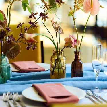 思いを結ぶ、花。