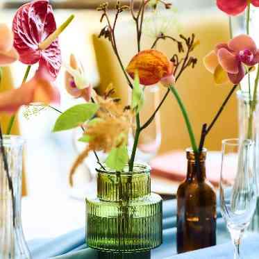 思いを結ぶ、花。