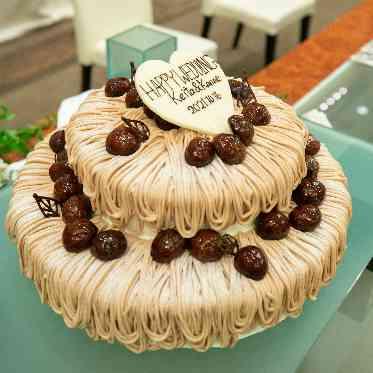 HOTEL PLAZA KOBE(ホテルプラザ神戸) 生クリームが苦手な方にはモンブランケーキがおすすめ♪