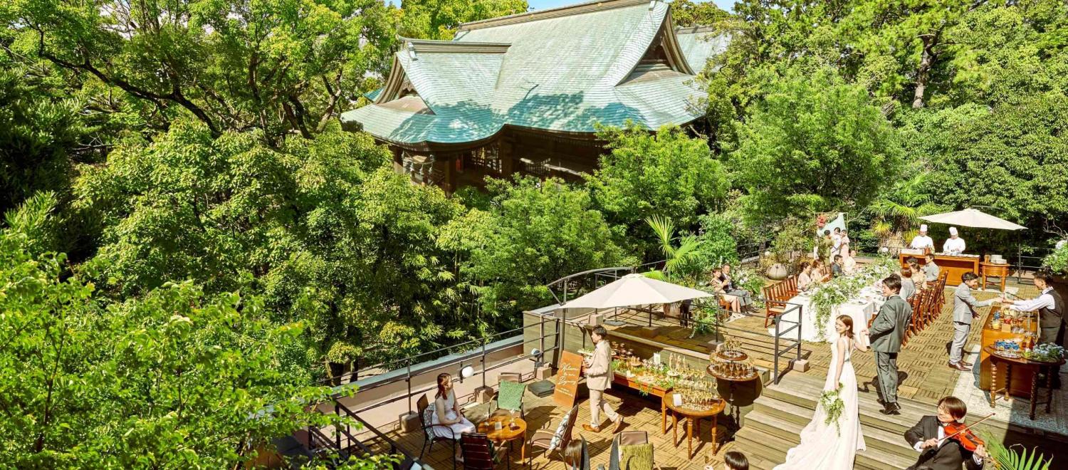 浜松八幡宮 楠倶楽部 ガーデン