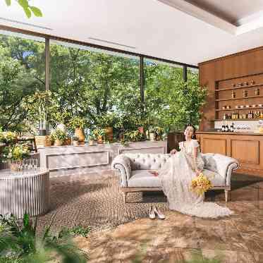 ザ コンチネンタル横浜 まるでそこはガーデンウェディング…ゲストと一緒に安らぎのひとときを