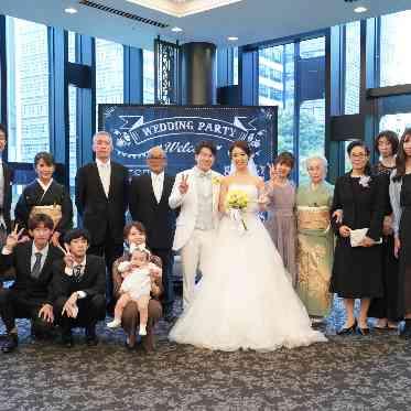 アヴァンセリアン 東京 AVANCER LIEN TOKYO 披露宴前はウェルカムパーティ。ウェディングドレスでの写真タイムはこの時間が一番。