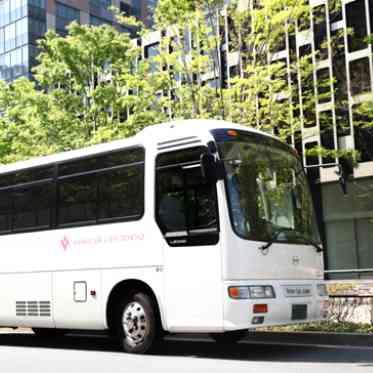 アヴァンセリアン 東京　AVANCER LIEN TOKYO 東京駅から無料送迎バスが出ているので、遠方ゲストも安心！