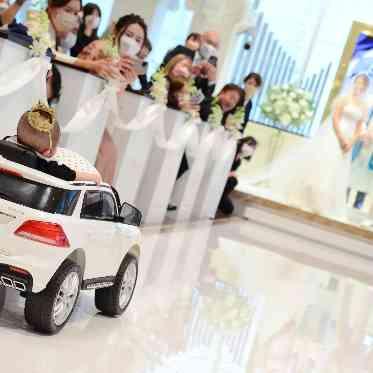 アヴァンセリアン 東京 AVANCER LIEN TOKYO 実例写真 ラジコンカーでリングボーイ役を