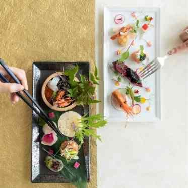 フレンチと和フレンチが当日選べるゲストに優しいコース料理!